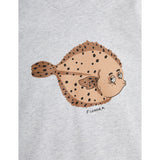 Mini Rodini Grey Melange Flundra T-Shirt