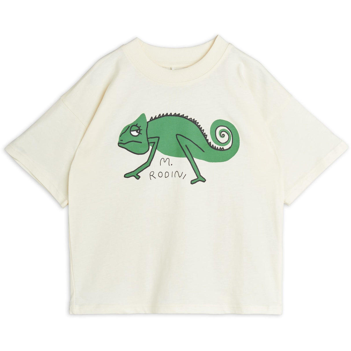 Mini Rodini Offwhite Lizard T-Shirt