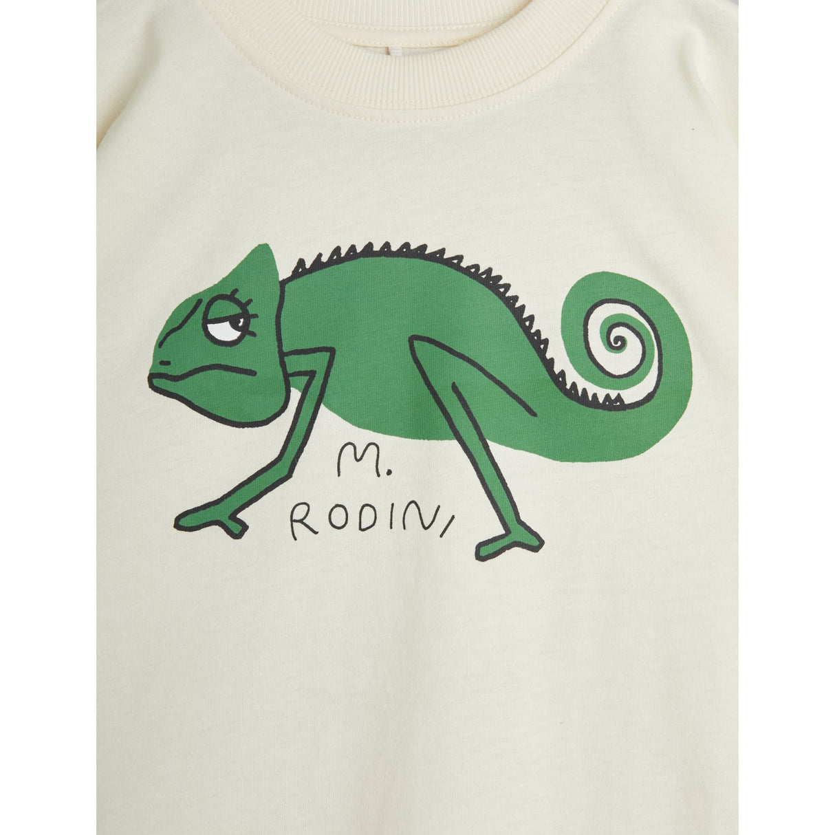 Mini Rodini Offwhite Lizard T-Shirt