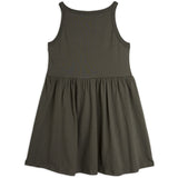 Mini Rodini Black Arrowed Heart Embroidery Tank Dress