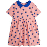 Mini Rodini Pink Outlined Hearts AOP Dress