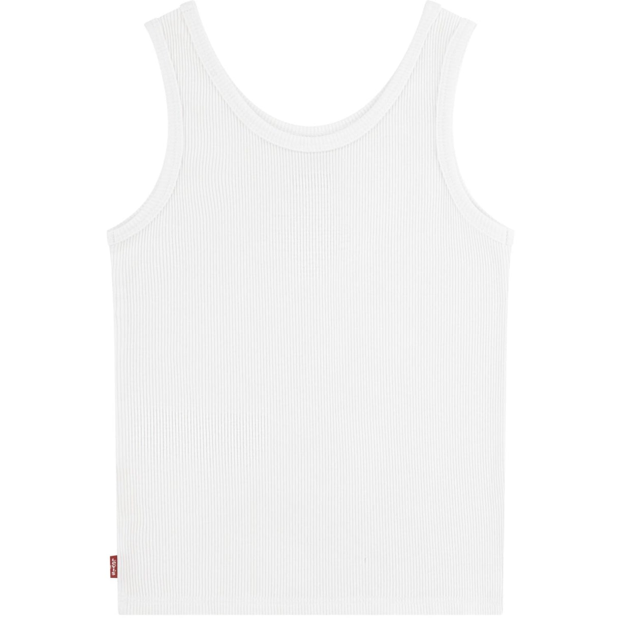 Levi's Bright White Lvg Meet And Greet Ribbed Tank Top