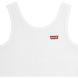 Levi's Bright White Lvg Meet And Greet Ribbed Tank Top
