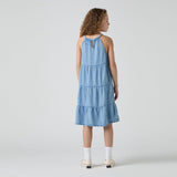 Levi's Hang Up Without Destruction Lvg Halter Tiered Dress