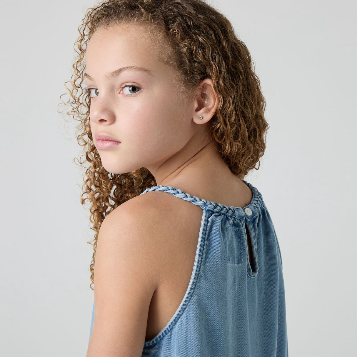 Levi's Hang Up Without Destruction Lvg Halter Tiered Dress