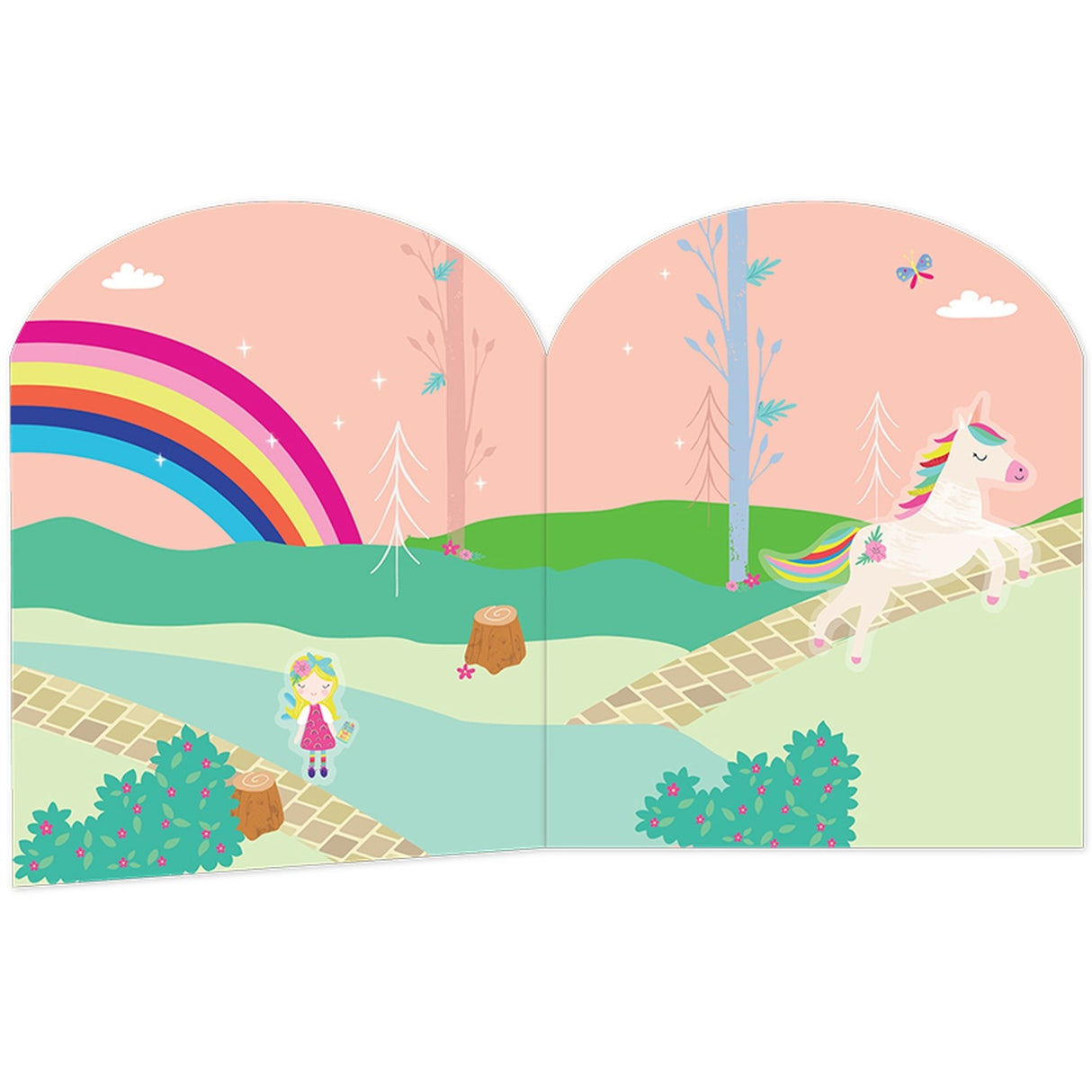 Floss & Rock  Stick & Play Rainbow Fairy 2