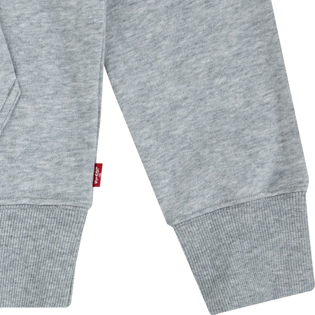 Levi's Grey Heather Lvb Mini Batwing Pull Over Hoodie