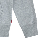 Levi's Grey Heather Lvb Mini Batwing Pull Over Hoodie