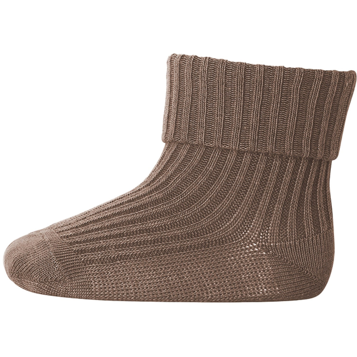 Mp Danmark 76 Brown Sienna Special 533 Cotton Rib Baby Socks