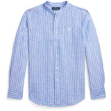 Polo Ralph Lauren Blue White Boy Sport Shirt