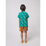 Bobo Choses Green Wavy Bobo Choses All Over T-Shirt