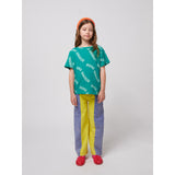 Bobo Choses Green Wavy Bobo Choses All Over T-Shirt