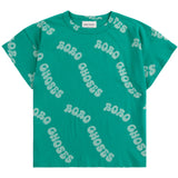 Bobo Choses Green Wavy Bobo Choses All Over T-Shirt