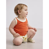 Bobo Choses Beige Sunflower All Over Short Leggings