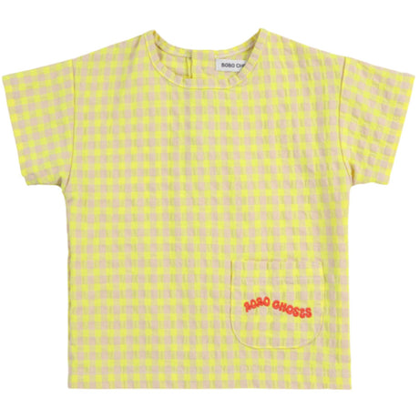 Bobo Choses Multicolor Vichy Woven T-shirt