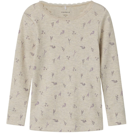 Name It Peyote Melange Small Flower Dabua Blouse