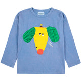 Bobo Choses Blue Happy Dog Blouse