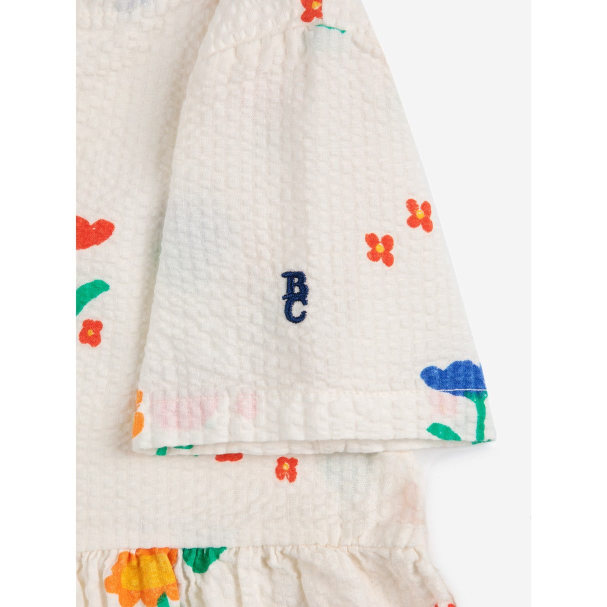 Bobo Choses Offwhite Garden Party All Over Woven Dress