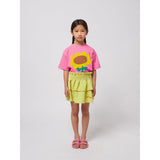 Bobo Choses Multicolor Vichy Ruffle Skirt