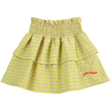 Bobo Choses Multicolor Vichy Ruffle Skirt