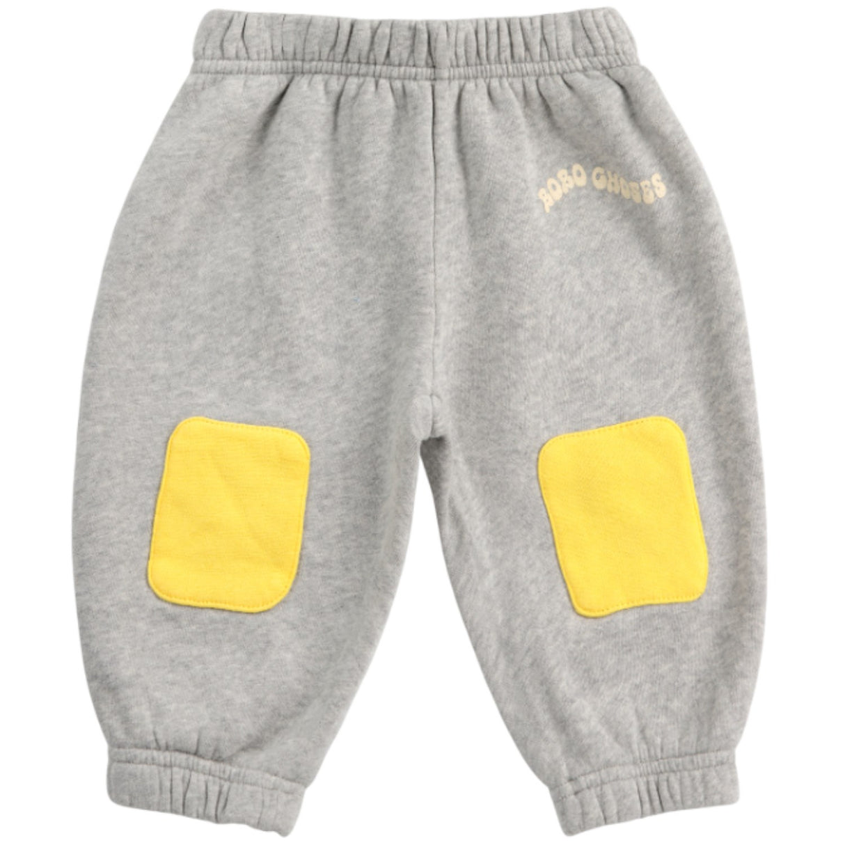 Bobo Choses Heather Grey Knee Patches Jogging Pants