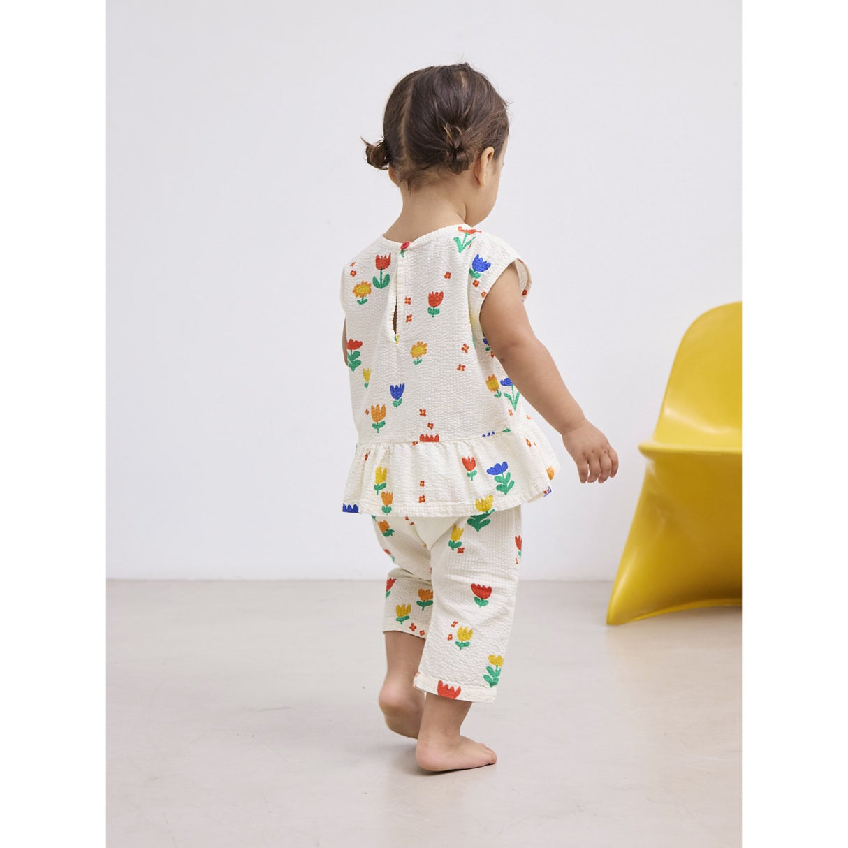 Bobo Choses Multicolor Garden Party All Over Woven Top