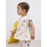 Bobo Choses Multicolor Garden Party All Over Woven Top