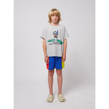 Bobo Choses Heather Grey A Day At The Beach T-Shirt