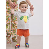 Bobo Choses Heather Grey Happy Dog T-Shirt