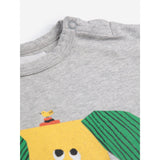 Bobo Choses Heather Grey Happy Dog T-Shirt