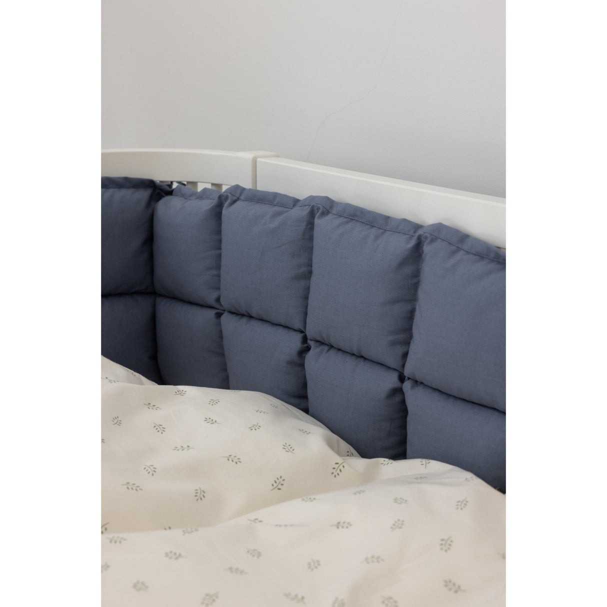 Sebra Forest Lake Blue Bed Bumper Kapok Half-Length