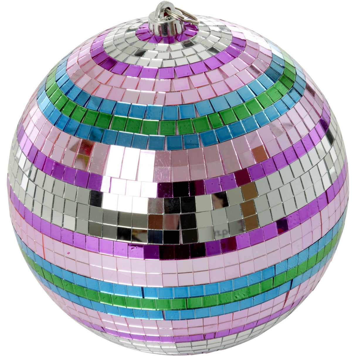 Rice Disco Ball With Funky Stripes - Large