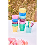 Rice Melamine Cups In Asst. Show You Colors - Small - 6 Pack - 160 Ml