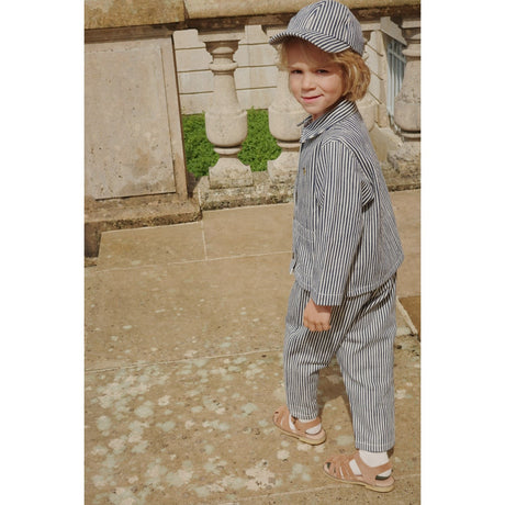 Konges Sløjd Naval Stripe Fender Pants Gots