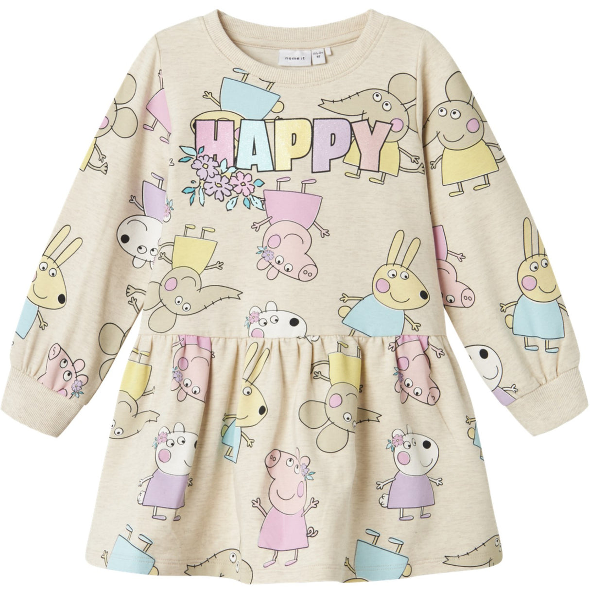 Name It Peyote Melange Fira Peppa Pig Sweat Dress