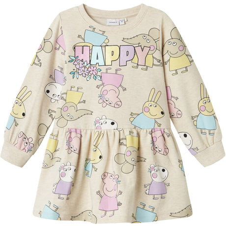 Name It Peyote Melange Fira Peppa Pig Sweat Dress
