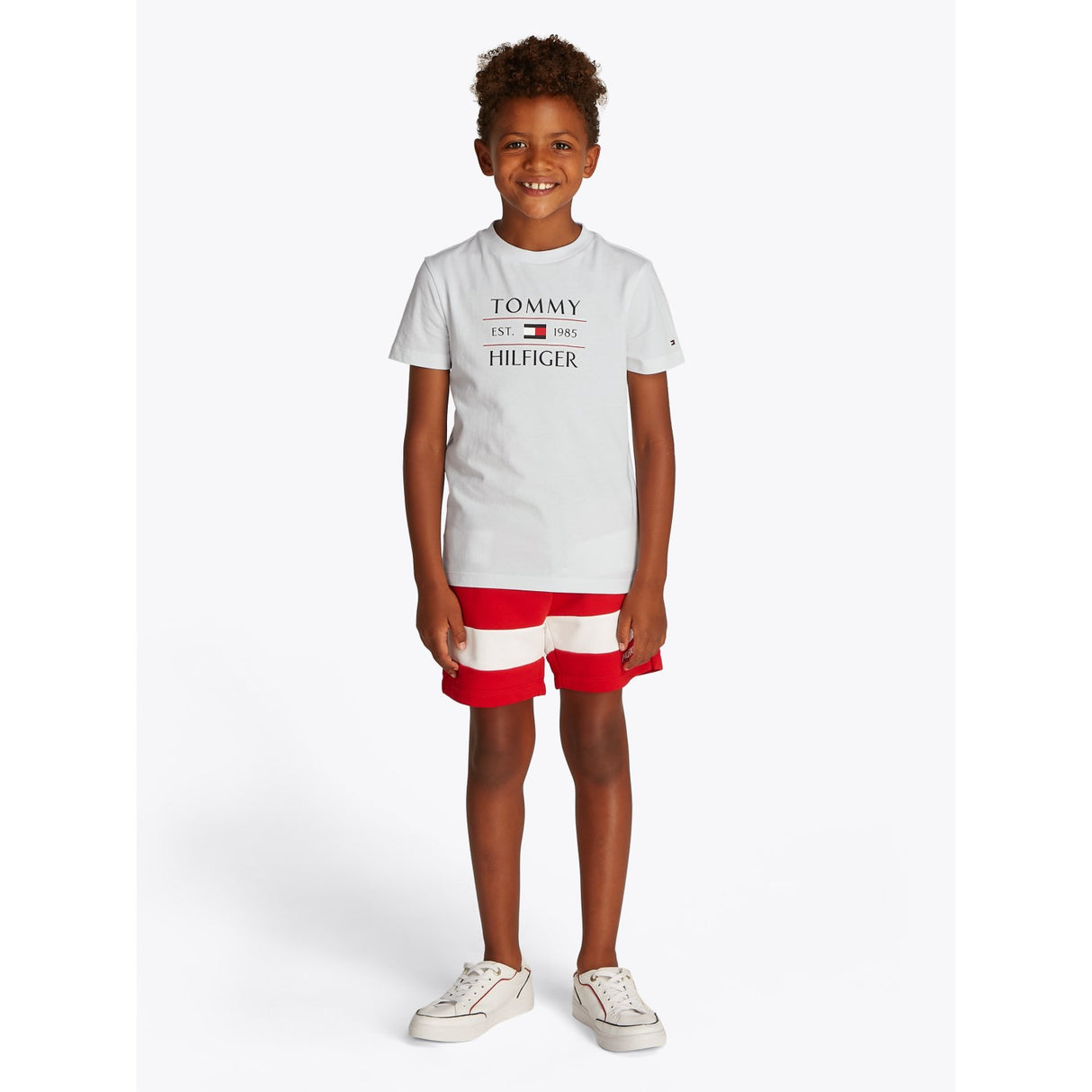 Tommy Hilfiger White Flag Reg T-Shirt
