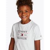 Tommy Hilfiger White Flag Reg T-Shirt