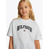 Tommy Hilfiger White Melange Varsity Archive T-Shirt