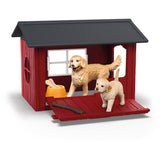 Schleich Dog Kennel With 2 Golden Retrievere