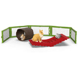 Schleich Rabbit Hutch With 3 Rabbits