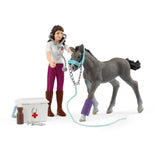 Schleich Pocket Set Mrs. Kramer with Foal