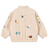 Konges Sløjd Smoke Gray Juno Sequin Bomber Jacket