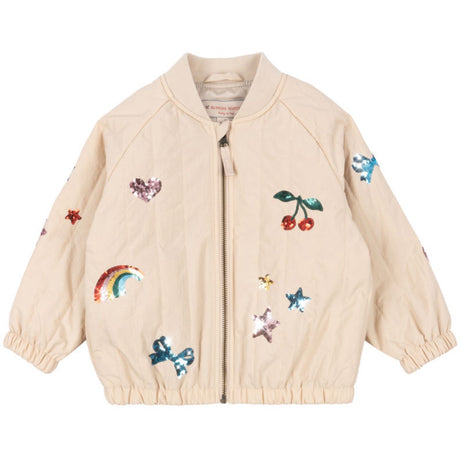 Konges Sløjd Smoke Gray Juno Sequin Bomber Jacket