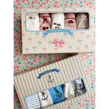 Konges Sløjd Rose/White Mix Minna 5 Pack Girl Underpants Gots