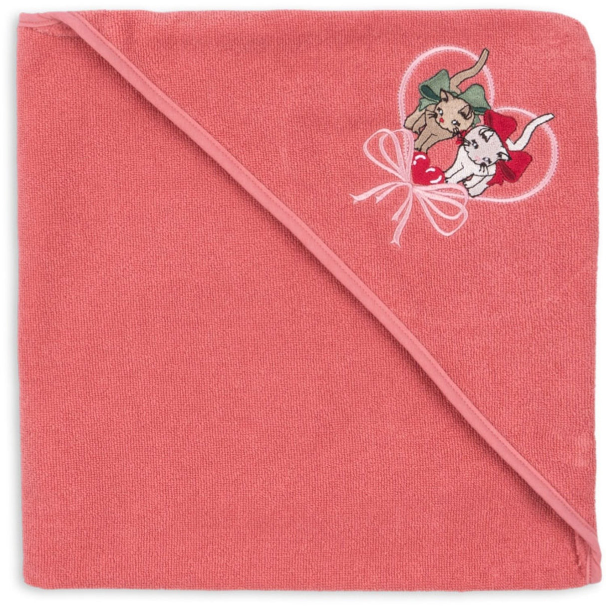Konges Sløjd Flamingo Plume Terry Towel Embroidery Gots