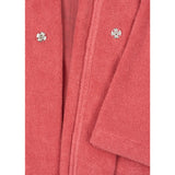Konges Sløjd Flamingo Plume Terry Bathrobe Embroidery Gots