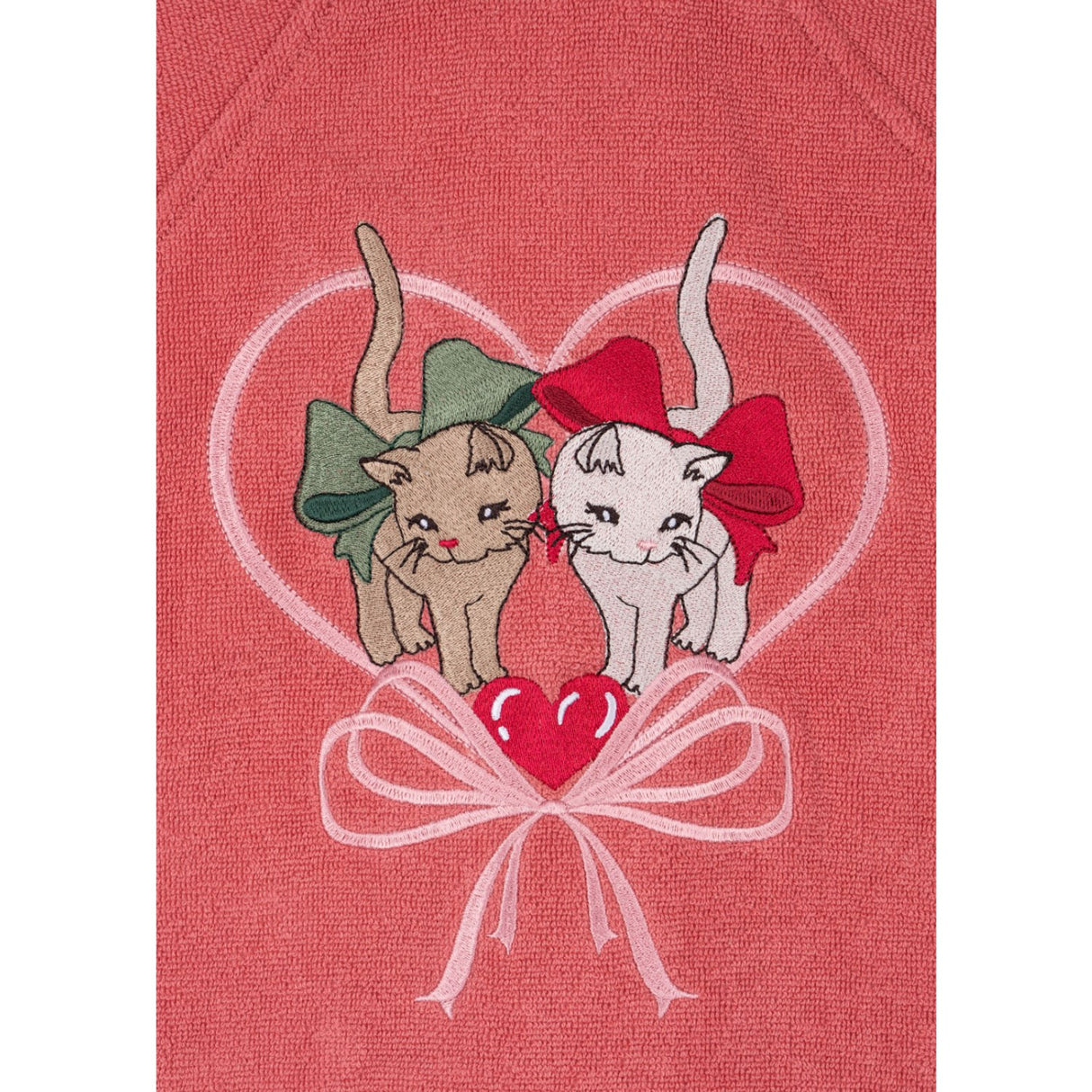 Konges Sløjd Flamingo Plume Terry Bathrobe Embroidery Gots