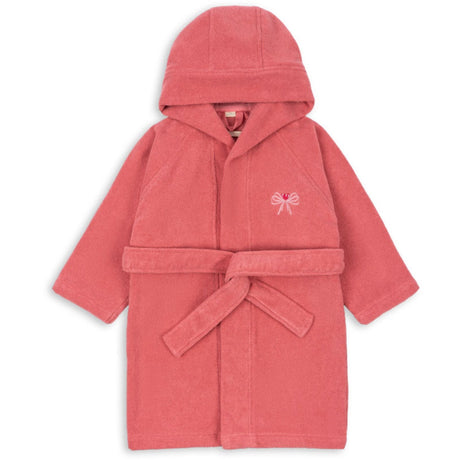 Konges Sløjd Flamingo Plume Terry Bathrobe Embroidery Gots