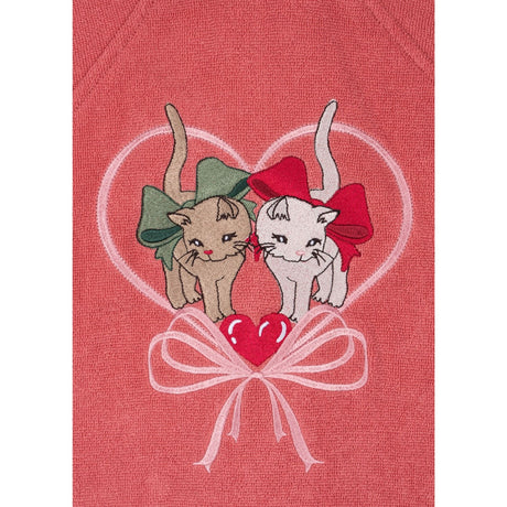 Konges Sløjd Flamingo Plume Terry Bathrobe Embroidery Gots